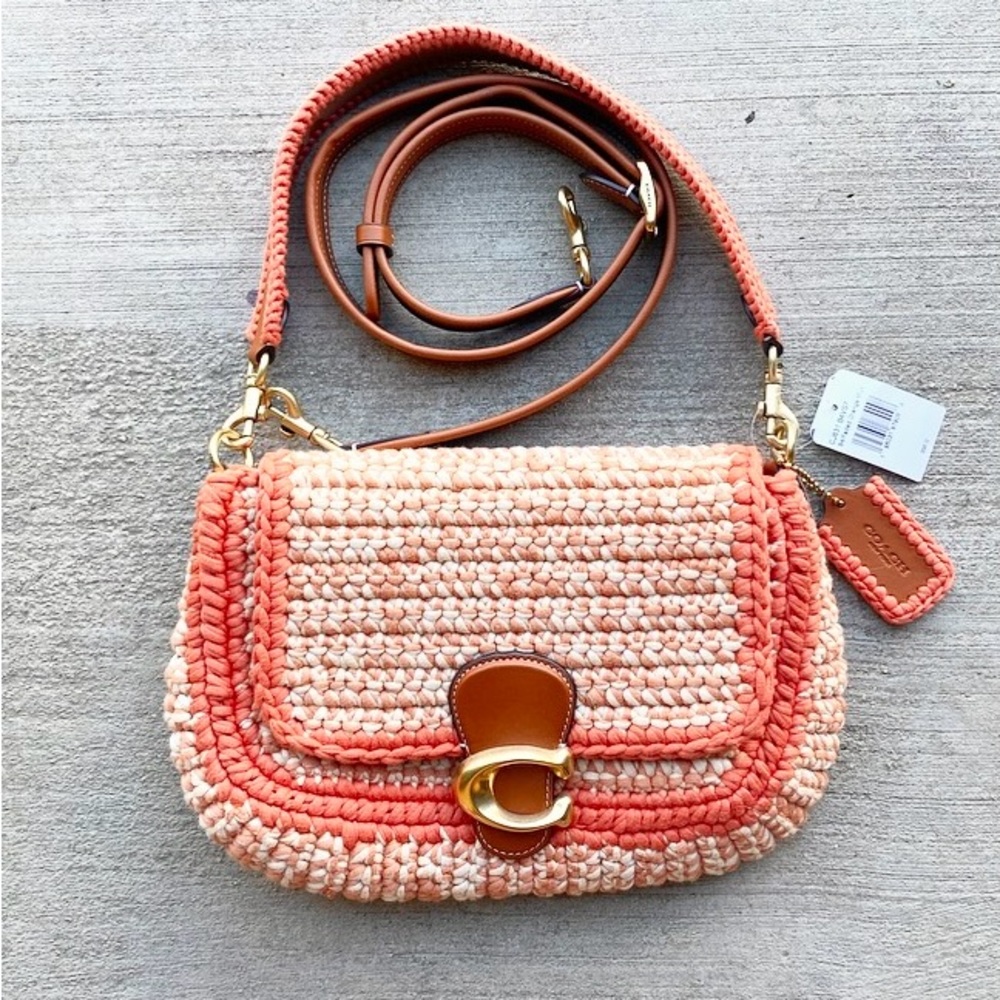 2023 Coach Crocheted Tabby NWT